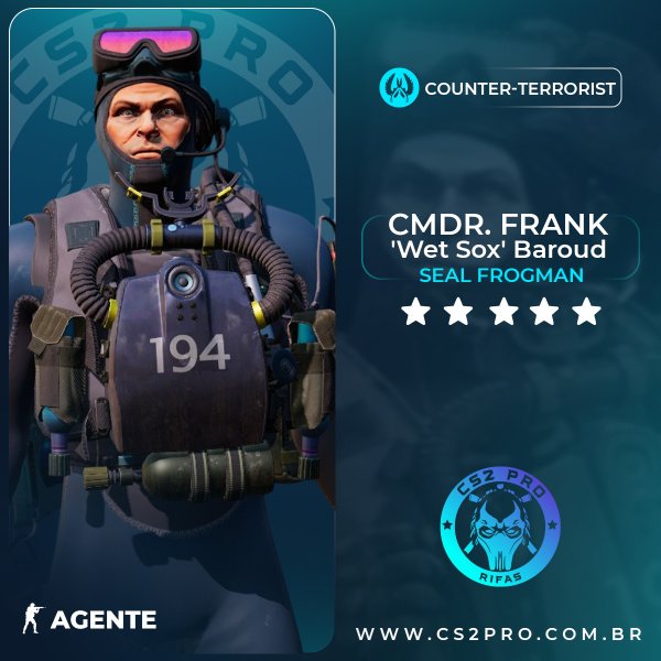#1406 Cmdr. Frank 'Wet Sox' Baroud | SEAL Frogman